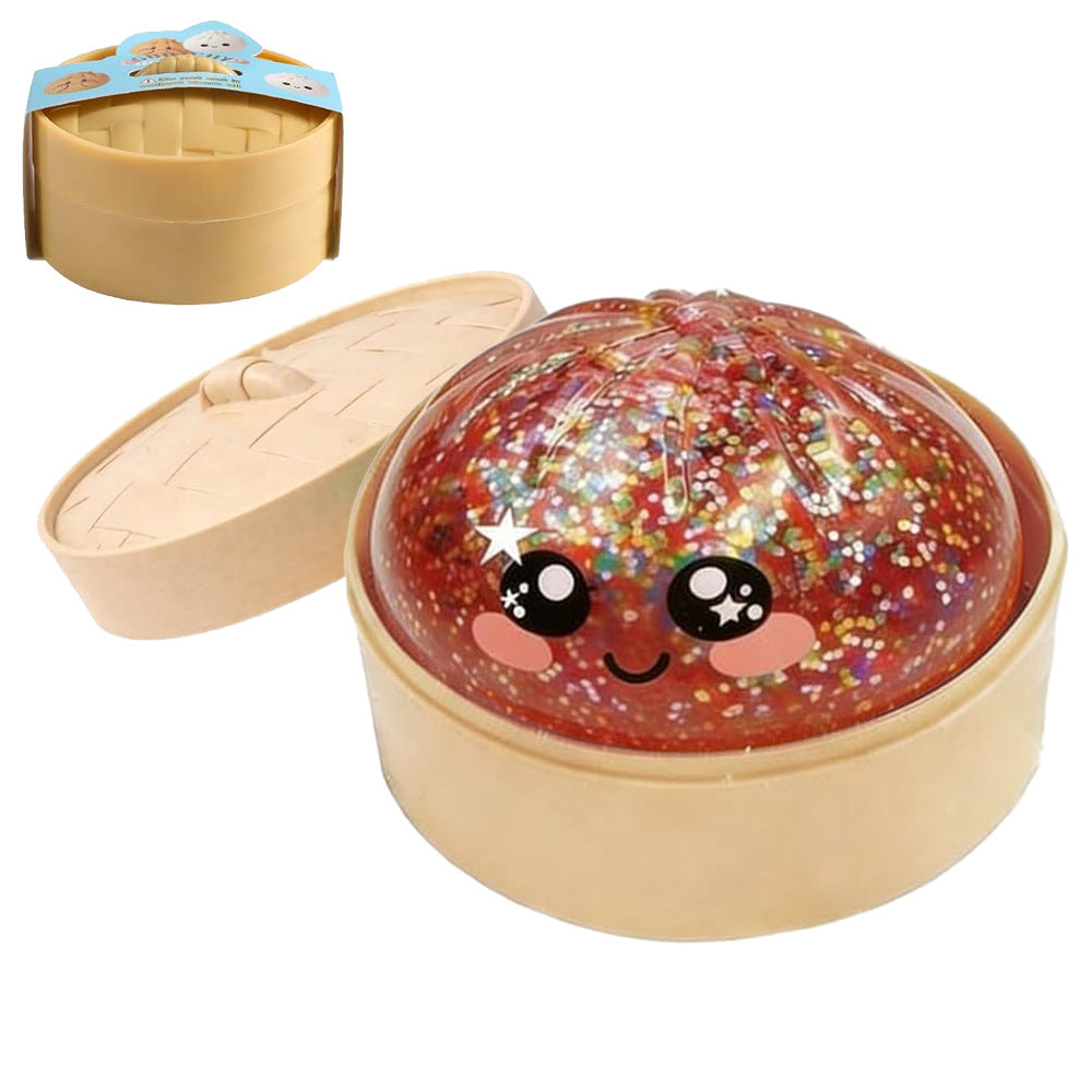 Soft Rubber Squishy Bun Toy