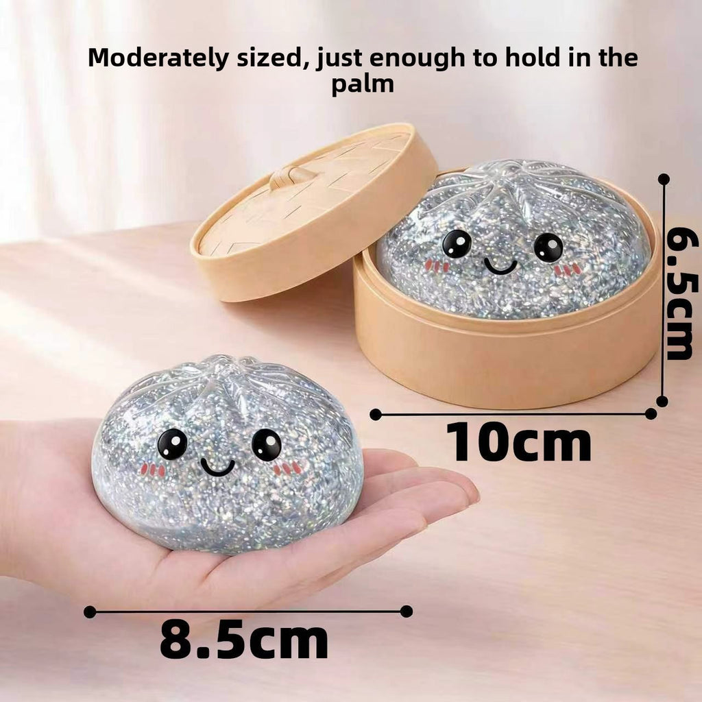 Soft Rubber Squishy Bun Toy