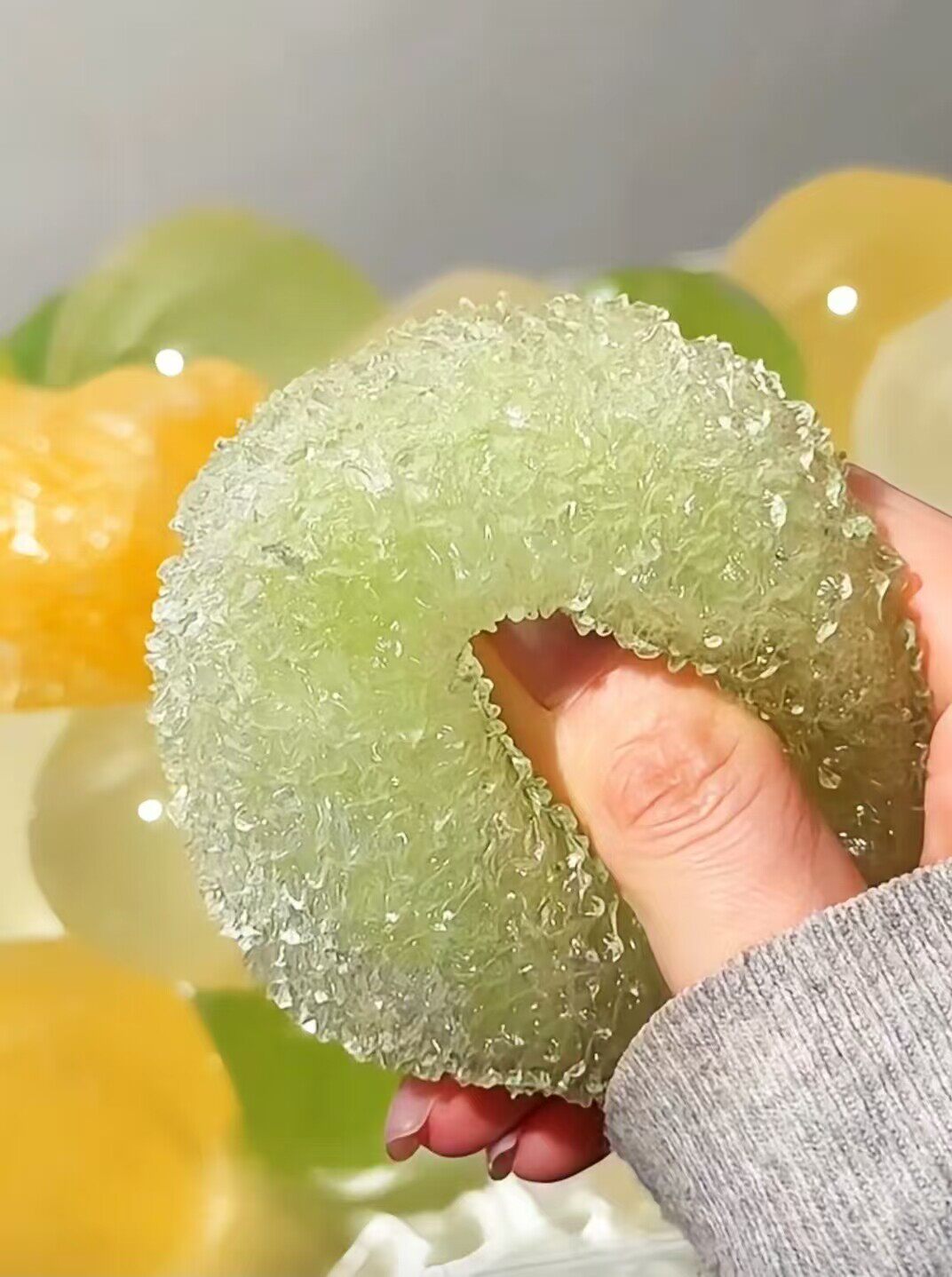 Sensory Stress Relief Squishy Ball with Squeaky Sound
