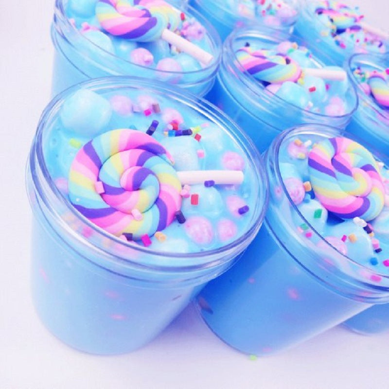 Slime DIY Stress Relief Toy - Cotton Candy Mud